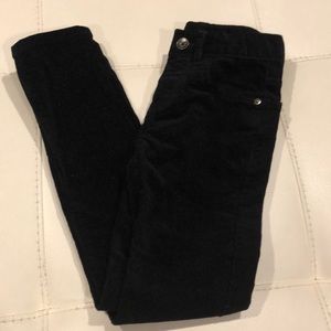 EUC Children Place Boys 7 Slim Black Skinny Cords